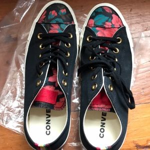 Converse Floral Shoes